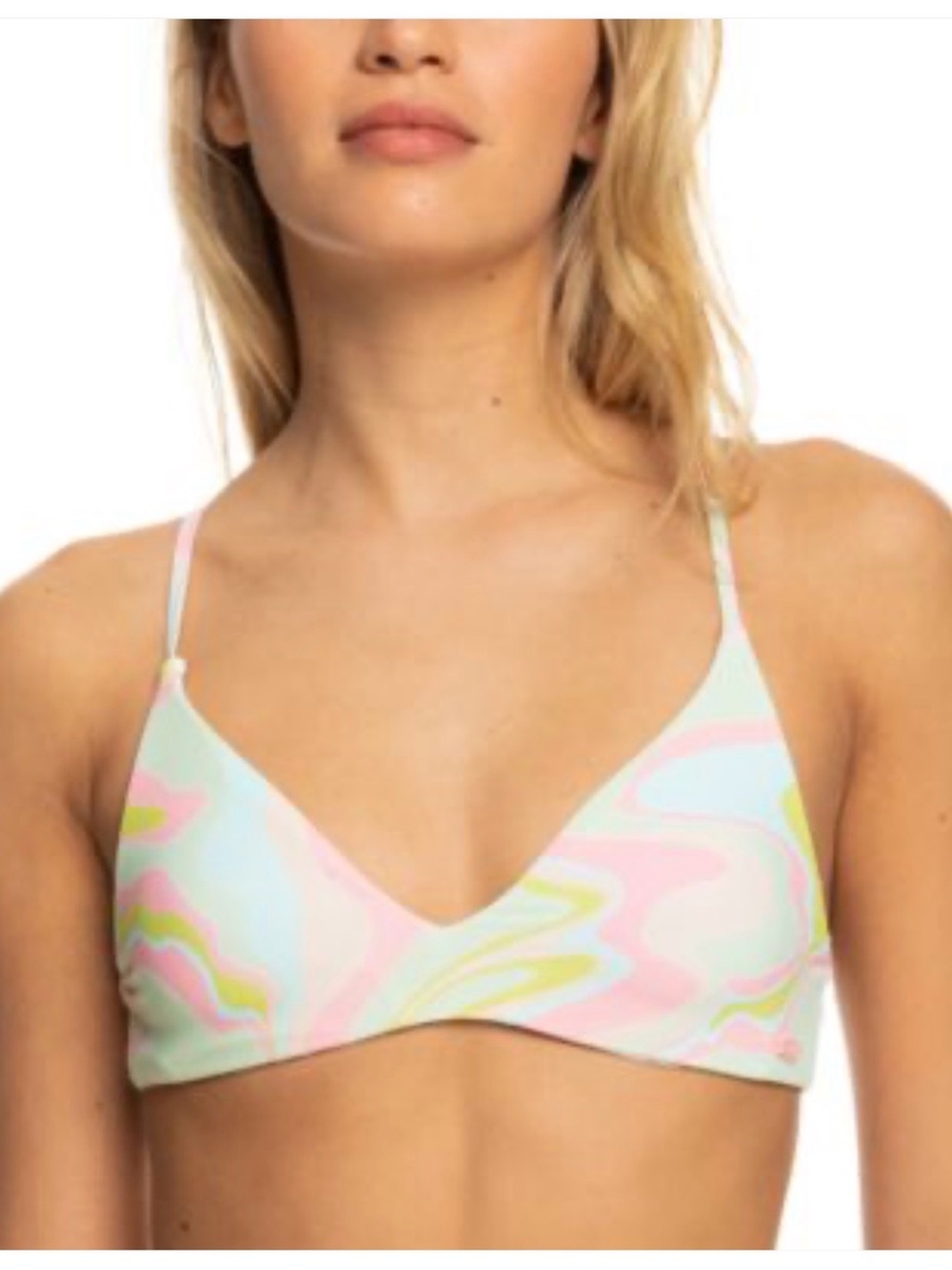 ROXY Reversible Bikini Set Tropics Hype Pastel Ambrosia Swirl, M/L
